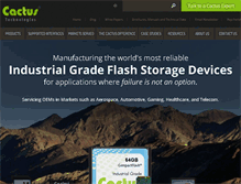 Tablet Screenshot of cactus-tech.com